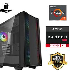 FuturaIT BB GamerPC (AMD Ryzen 7 5700X, 32GB RAM, SSD 1TB, RX 6750XT, 650W, Midi ATX) Poklon 