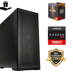 FuturaIT BB GamerPC (AMD Ryzen 7 5700X3D, 32GB RAM, SSD 1TB, RX 7800XT, 700W, Midi ATX)