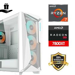 FuturaIT BB GamerPC (AMD Ryzen 7 5800X, 32GB RAM, SSD 1TB, RX 7800XT, 750W, Midi ATX) Poklon 