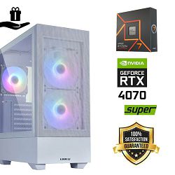 FuturaIT BB GamerPC (AMD Ryzen 7 7700X, 32GB RAM, SSD 1TB, RTX 4070S, 750W, Midi ATX) Poklon 