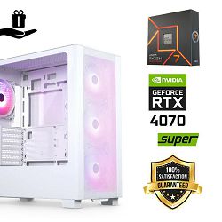 FuturaIT BB GamerPC (AMD Ryzen 7 7700X, 32GB RAM, SSD 1TB, RTX 4070S, 750W, Midi ATX) Poklon 