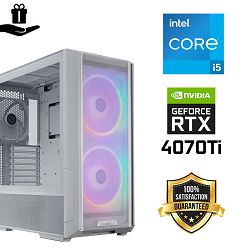 FuturaIT BB GamerPC (Intel i5 14600K, 32GB RAM, SSD 2TB, RTX 4070Ti, 850W, Midi ATX) 