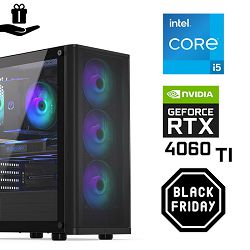 FuturaIT BB GamerPC (Intel i5 14600K, 32GB RAM, SSD 1TB, RTX 4060Ti, 650W, Midi ATX) 