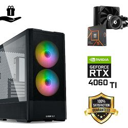 FuturaIT Elite Gamer PC (AMD Ryzen 5 7600X, 16GB RAM, SSD+HDD, 4060Ti , 650W, Midi ATX) Poklon 