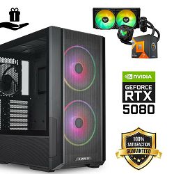 FuturaIT Elite Gamer PC (AMD Ryzen 7 7800X3D, 32GB RAM, SSD+HDD, RTX 5080, 1000W, Midi ATX) Poklon 