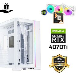 FuturaIT Elite Gamer PC (AMD Ryzen 7 9800X3D, 32GB RAM, SSD+HDD, RTX 4070S, 850W, Midi ATX) Poklon 