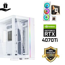 FuturaIT Elite Gamer PC (AMD Ryzen 7 9800X3D, 32GB RAM, SSD+HDD, RTX 4070S, 850W, Midi ATX) Poklon 