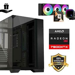 FuturaIT Elite Gamer PC (AMD Ryzen 7 9800X3D, 32GB RAM, SSD+HDD, RX 7900XT, 850W, Midi ATX) Poklon