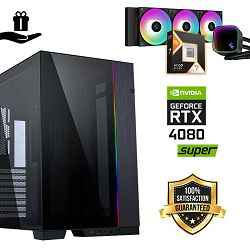 FuturaIT Elite Gamer PC (AMD Ryzen 7 9800X3D, 32GB RAM, SSD+HDD, RTX 4080S, 850W, Midi ATX) Poklon 