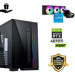 FuturaIT Elite Gamer PC (Intel i5 14600K, 32GB RAM, SSD+HDD, RTX 4070Ti-S, 850W, Midi ATX) Poklon