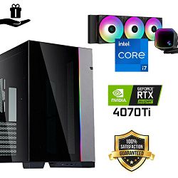 FuturaIT Elite Gamer PC (Intel i7 14700KF, 32GB RAM, SSD+HDD, RTX 4070Ti-S, 850W, Midi ATX) Poklon