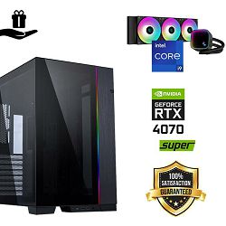 FuturaIT Elite Gamer PC (Intel i9 14900K, 32GB RAM, SSD+HDD, RTX 4070S, 850W, Midi ATX) Poklon