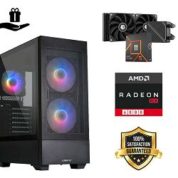 FuturaIT Elite GamerPC (AMD Ryzen 5 7600X, 16GB RAM, SSD+HDD, RX 6800, 650W, Midi ATX) Poklon 