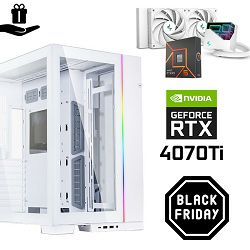 FuturaIT Elite GamerPC (AMD Ryzen 5 7600X, 32GB RAM, SSD 2TB, RTX 4070Ti, 850W, Midi ATX)