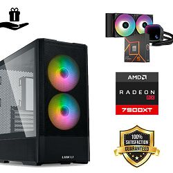 FuturaIT Elite GamerPC (AMD Ryzen 5 7600X, 32GB RAM, SSD 2TB, RX 7900XT, 850W, Midi ATX)  