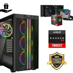 FuturaIT Elite GamerPC (AMD Ryzen 7 5700X3D, 32GB RAM, SSD+HDD, RTX 4070S, 850W, Midi ATX) + poklon 