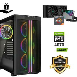 FuturaIT Elite GamerPC (AMD Ryzen 9 5900X, 32GB RAM, SSD+HDD, RTX 4070S, 750W, Midi ATX) + poklon 