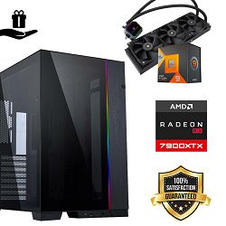 FuturaIT Elite GamerPC (AMD Ryzen 9 7900X3D, 32GB RAM, SSD+HDD, RX 7900XTX, 1000W, Midi ATX) Poklon 