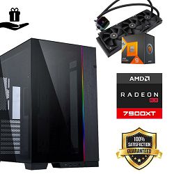 FuturaIT Elite GamerPC (AMD Ryzen 9 7900X3D, 32GB RAM, SSD+HDD, RX 7900XT, 1000W, Midi ATX) Poklon 