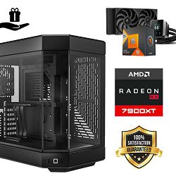 FuturaIT Elite GamerPC (AMD Ryzen 9 7900X3D, 32GB RAM, SSD+HDD, RX 7900XT, 850W, Midi ATX) Poklon