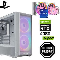 FuturaIT Elite GamerPC (Intel i5 14900K, 32GB RAM, SSD+HDD, RTX 4080Super, 1000W, Midi ATX) 