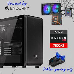 FuturaIT Endorfy Gamer PC (AMD Ryzen 5 7600X, 32GB RAM, SSD+HDD, AMD RX 7800XT, 750W, Midi ATX)