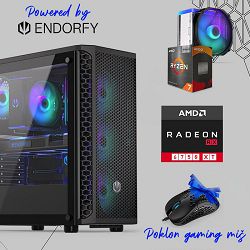 FuturaIT Endorfy Gamer PC (AMD Ryzen 7 5700X3D, 32GB RAM, SSD 1TB, RX 6750XT, 700W, Midi ATX) Poklon 