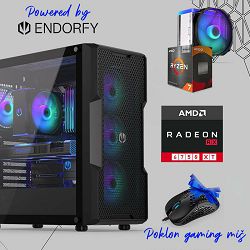 FuturaIT Endorfy Gamer PC (AMD Ryzen 7 5700X3D, 32GB RAM, SSD 1TB, RX 6750XT, 700W, Midi ATX) Poklon 