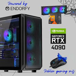 FuturaIT Endorfy Gamer PC (AMD Ryzen 7 7800X3D, 32GB RAM, SSD+HDD, RTX 4090, 1000W, Midi ATX) Poklon 