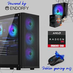 FuturaIT Endorfy GamerPC (AMD Ryzen 5 5600, 16GB RAM, SSD 1TB, RX 6750XT, 600W, Midi ATX) Poklon 