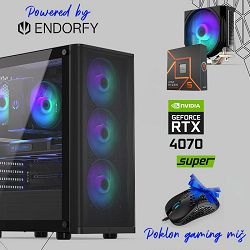 FuturaIT Endorfy GamerPC (AMD Ryzen 5 7500F, 32GB RAM, SSD 1TB, RTX 4070S, 700W, Midi ATX) Poklon 