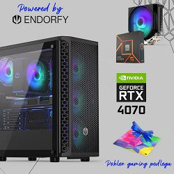 FuturaIT Endorfy GamerPC (AMD Ryzen 5 7500F, 32GB RAM, SSD 1TB, RTX 4070, 750W, Midi ATX) Poklon 