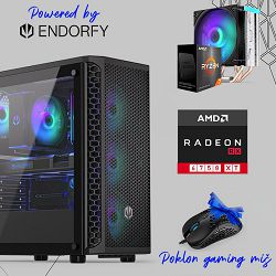 FuturaIT Endorfy GamerPC (AMD Ryzen 7 5700X, 32GB RAM, SSD 1TB, RX 6750XT, 700W, Midi ATX) Poklon 