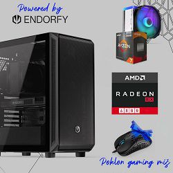 FuturaIT Endorfy GamerPC (AMD Ryzen 7 5700X3D, 32GB RAM, SSD 1TB, RX 6800, 750W, Midi ATX) Poklon  