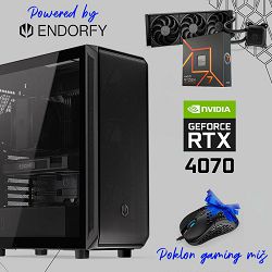 FuturaIT Endorfy GamerPC (AMD Ryzen 7 7700X, 32GB RAM, SSD+HDD, NV RTX 4070, 850W, Midi ATX) Poklon  