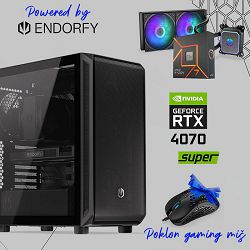 FuturaIT Endorfy GamerPC (AMD Ryzen 7 7700X, 32GB RAM, SSD+HDD, RTX 4070Super, 750W, Midi ATX) Poklon  