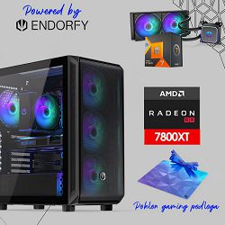 FuturaIT Endorfy GamerPC (AMD Ryzen 7 7800X3D, 32GB RAM, SSD+HDD, RX 7800XT, 750W, Midi ATX) Poklon 