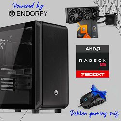 FuturaIT Endorfy GamerPC (AMD Ryzen 7 7800X3D, 32GB RAM, SSD+HDD, RX 7900XT, 850W, Midi ATX) Poklon 