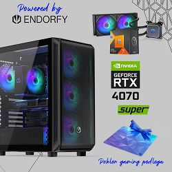 FuturaIT Endorfy GamerPC (AMD Ryzen 7 7800X3D, 32GB RAM, SSD+HDD, RTX 4070S, 750W, Midi ATX) Poklon 