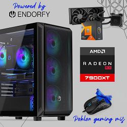 FuturaIT Endorfy GamerPC (AMD Ryzen 7 7800X3D, 32GB RAM, SSD+HDD, RX 7900XT, 850W, Midi ATX) Poklon 