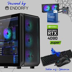 FuturaIT Endorfy GamerPC (Intel i7 14700KF, 32GB RAM, SSD+HDD, RTX 4080S, 1000W, Midi ATX) Poklon 