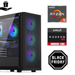 FuturaIT BB GamerPC (AMD Ryzen 5 5600X, 32GB RAM, SSD 1TB, RX 6750XT, 600W, Midi ATX) 