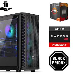 FuturaIT GamerPC (AMD Ryzen 7 5700X3D, 32GB RAM, SSD+HDD, RX 7900XT, 850W, Midi ATX)