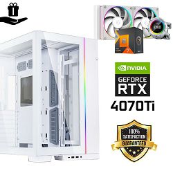 FuturaIT GamerPC (AMD Ryzen 7 7800X3D, 32GB RAM, SSD 2TB, RTX 4070Ti, 1000W, Midi ATX)