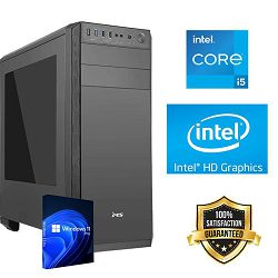 FuturaIT Office&Home PC (Intel i5 14400, 16GB RAM, SSD 1TB, Intel HD, 550W, Midi ATX) Win-OS