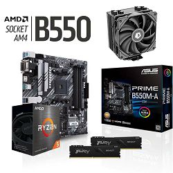 FuturaIT Upgrade KiT (AMD Ryzen 5 5600X, 16GB RAM, B550M, Cooler)