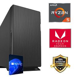 FuturaIT Workstation PC (AMD Ryzen 5 8600G, 32GB RAM, SSD+HDD, 600W, Midi ATX) WinOS