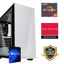 FuturaIT Workstation PC (AMD Ryzen 5 8600G, 16GB RAM, SSD+HDD, AMD igpu, 650W, Midi ATX) Poklon