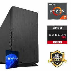 FuturaIT Workstation PC (AMD Ryzen 7 5800X, 32GB RAM, SSD+HDD, RX 6600, 650W, Midi ATX) WinOS