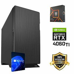 FuturaIT Workstation PC (AMD Ryzen 7 7700X, 32GB RAM, SSD+HDD, RTX 4060Ti, 650W, Midi ATX) WinOS